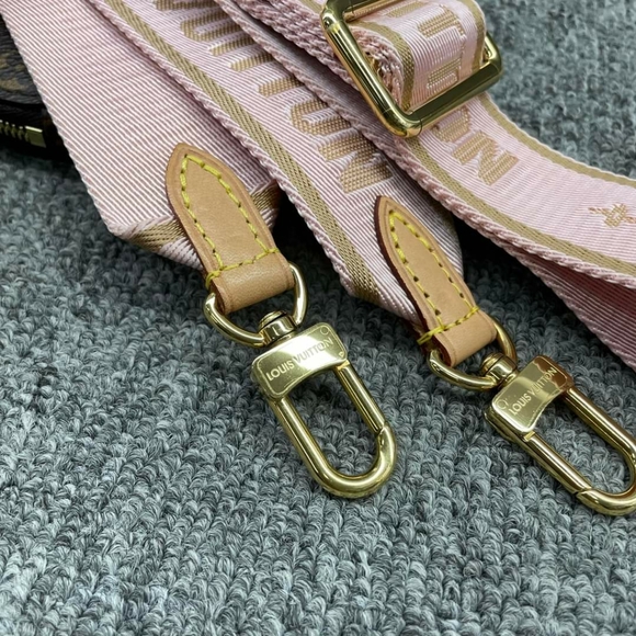 100% Authentic LOUIS VUITTON Multi Pochette Accessories W/P Monogram Bag - Picture 11 of 15